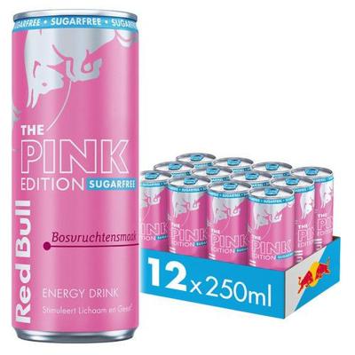 Red Bull Pink Edition Sugarfree Forest Fruits (12 x 250 ml) Red Bull Pink Edition Sugarfree Forest Fruits (12 x 250 ml)