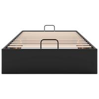 Bedframe zonder matras 90x190 cm kunstleer zwart - thumbnail