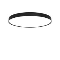 Louis Poulsen Slim Round 680 Surface Mounted Plafondlamp - 3000K 5861lm Dali - Opal - Zwart - thumbnail