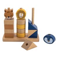 Trixie houten stapelblokken wilde dieren, 16dlg. - thumbnail