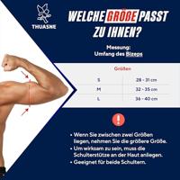 Thuasne Sport Schouderbrace - M - Universeel - Zwart - thumbnail