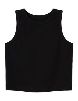 Name it zomer top meisjes - zwart - Nkfnakal
