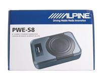 Alpine PWE-S8 autosubwoofer Tevoren geladen subwoofer 120 W - thumbnail