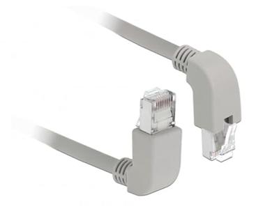 Delock 85861 RJ45 Netwerkkabel, patchkabel CAT 6 S/FTP 0.50 m Grijs 1 stuk(s)