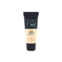 Maybelline - Fit Me Matte + Poreless Foundation - 110 Porcelain - thumbnail