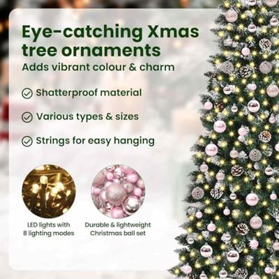 VidaXL Kunstkerstboom met 300 led groen 180 cm pvc en plastic en staal