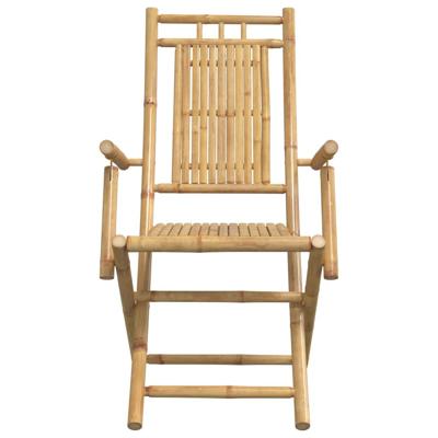 Tuinstoelen 8 st inklapbaar 53x66x99 bamboe