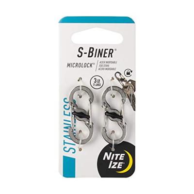 NITE Ize NI-LSBM-11-2R3 Karabijn MicroLock S-Biner 2 35 mm x 15 mm x 7 mm 2 stuk(s)