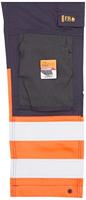 Blåkläder Multinorm inherent werkbroek 14891513 | Marineblauw/Oranje | Maat 64 - 7330509720660 - thumbnail