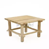 Loungetafel teak - 60x60 cm - thumbnail