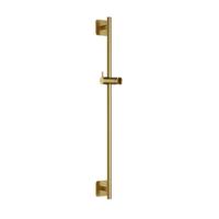 Hotbath Gal Verstelbare glijstang 100 cm Geborsteld messing PVD GL311BBP - thumbnail