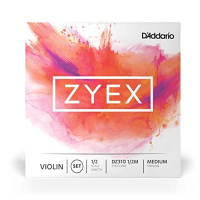 D'Addario DZ310 1/2M Zyex Violin String Set 1/2 Scale, Medium Tension Vioolsnarenset D'Addario DZ310 1/2M Zyex Violin String Set 1/2 Scale, Medium Tension Vioolsnarenset
