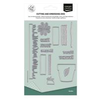 Vaessen Creative • snij- en embossingmallen garden 15st. - thumbnail