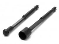 Front sway bar set (medium/black) - thumbnail