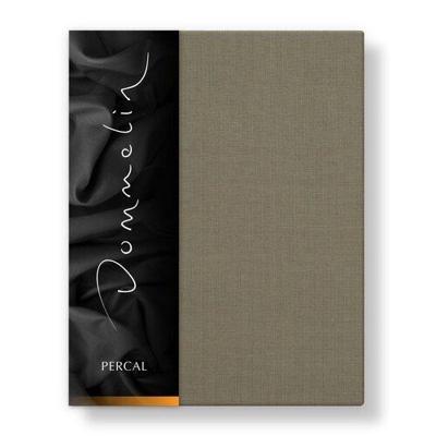 Dommelin Dommelin Laken Uni Percal 200TC 512 Taupe 240x270 cm