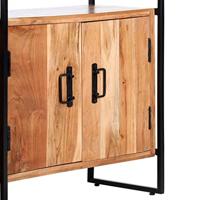 VidaXL Boekenkast met 4 schappen 80x30x180 cm massief acaciahout - thumbnail