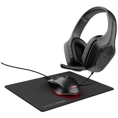 Trust GXT 790 3-in-1 Gaming-muis & headset-set USB Optisch Zwart Verlicht Trust GXT 790 3-in-1 Gaming-muis & headset-set USB Optisch Zwart Verlicht