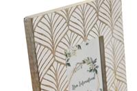 Fotolijsten DKD Home Decor Bruin Mangohout 20 x 2 x 25 cm Stads - thumbnail