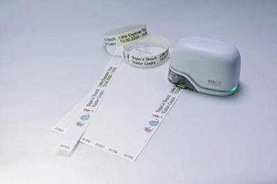 Polsband Colop E-mark 250x19mm 100 stuks wit