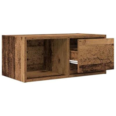 Tv-meubels 2 st 60x31x25,5 cm bewerkt hout oud houtkleurig