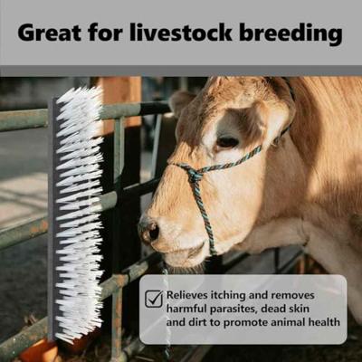 VidaXL Vee borstels zwart en wit 50 x 10 x 6.5 cm kunststof en staal