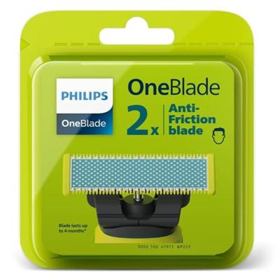 Philips Bodycare OneBlade Scheermes Blauw, Groen 2 stuk(s)
