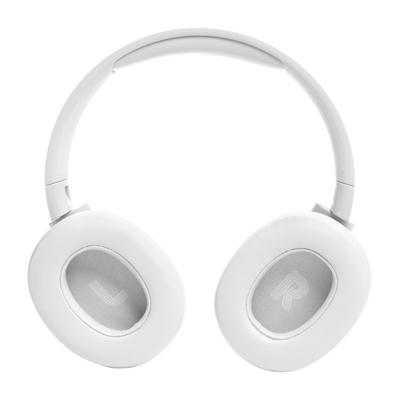 JBL Tune 720BT draadloze on-ear koptelefoon in wit - Met JBL Pure Bass Sound, Bluetooth 5.3, handsfree bellen, audiokabel en 76 uur batterijduur