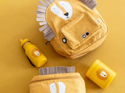 Trixie - Geïsoleerde lunchbox van roestvrij staal, 500 ml, voedselcontainer voor lunch/snack (Mr. Leeuw)
