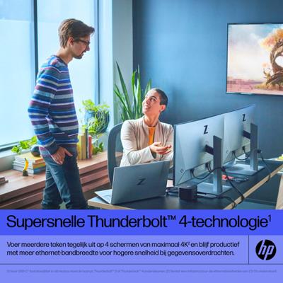 Docking stationHP 4J0A2AA Zwart 120 W - thumbnail
