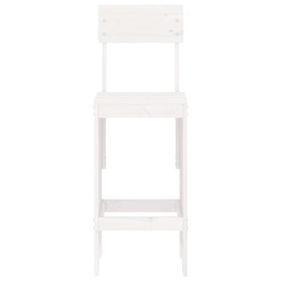 Barkrukken 2 st 40x48,5x115,5 cm massief grenenhout wit Barkrukken 2 st 40x48,5x115,5 cm massief grenenhout wit