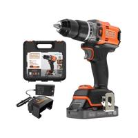 BLACK+DECKER BLD683D1XK Accu Schroef-/Klopboormachine | 18 V | BL | 1x 2.0Ah Accu + Lader | In Koffer - BLD683D1XK-QW - thumbnail