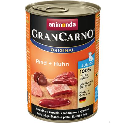 ANIMONDA GranCarno Junior Beef and chicken - nat hondenvoer - 400g