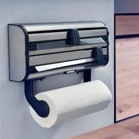 LEIFHEIT Handdoekdispenser aluminiumfolie Parat Royal 25793 Leifheit praktische wanddispenser 3 rollen met scherpe mesjes - thumbnail