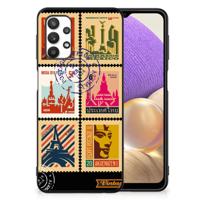 Samsung Galaxy A32 5G TPU Backcover Postzegels - thumbnail
