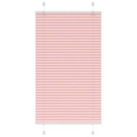 Pliss rolgordijn 75x100 cm stofbreedte 74,4 cm polyester roze - thumbnail