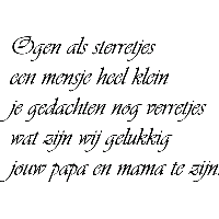 Ogen als sterretjes - Muursticker - thumbnail