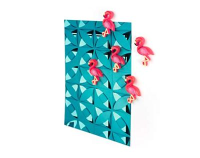 Trendform Magneet Flamingo - set van 5 stuks