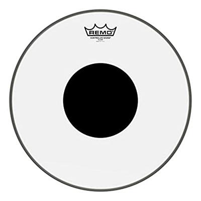 Remo CS-0314-10 Controlled Sound Clear Black Dot 14 inch