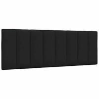 Bedframe zonder matras "Hanko" 120x200 cm stof zwart - thumbnail