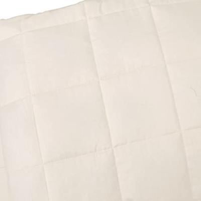 Verzwaringsdeken 200x220 cm 13 kg stof lichtcrmekleurig Verzwaringsdeken 200x220 cm 13 kg stof lichtcrmekleurig