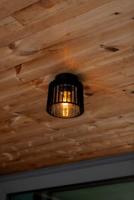 Lutec Zwarte plafondlampShyne zwart - 6397501012 - thumbnail