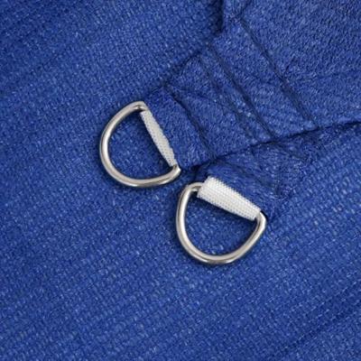 VidaXL Zonnezeil 160 g/m² driehoekig 5x5x6 m hdpe blauw