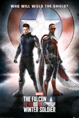 Poster Falcon and the Winter Soldier - Wield the Shiel 61x91,5cm