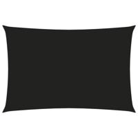 Zonnescherm rechthoekig 2,5x5 m oxford stof zwart - thumbnail