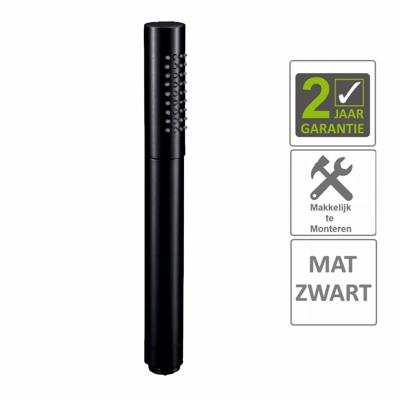 AQS Handdouche Rond 1/2" Messing Mat Zwart Boss & Wessing AQS Handdouche Rond 1/2" Messing Mat Zwart Boss & Wessing