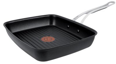 Tefal Jamie Oliver Grillpan 23 x 27 cm - Inductie - Titanium Antiaanbaklaag Tefal Jamie Oliver Grillpan 23 x 27 cm - Inductie - Titanium Antiaanbaklaag