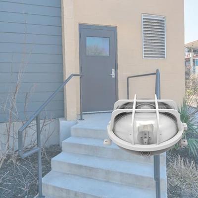 Müller-Licht Rund Lamp voor vochtige ruimte E27 Wit