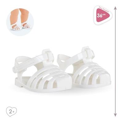 Corolle mon grand poupon sandalen wit, 36cm - thumbnail