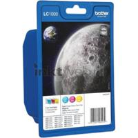 Brother LC-1000 C/M/Y inktcartridge 3 stuk(s) Origineel Cyaan, Magenta, Geel - thumbnail
