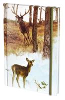 Notitieboek A5, harde kaft: Drawn to Nature, Rien Poortvliet - thumbnail